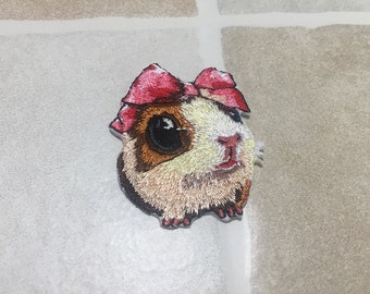 Bestickte Kaninchen Patch auf Eisen/Nähen