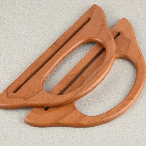 1 Pair Purse Handles Wood Handles for Bags Bag Making Etsy