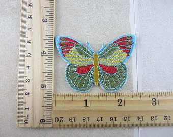 Geborduurde Butterfly Patch ijzer/Naai