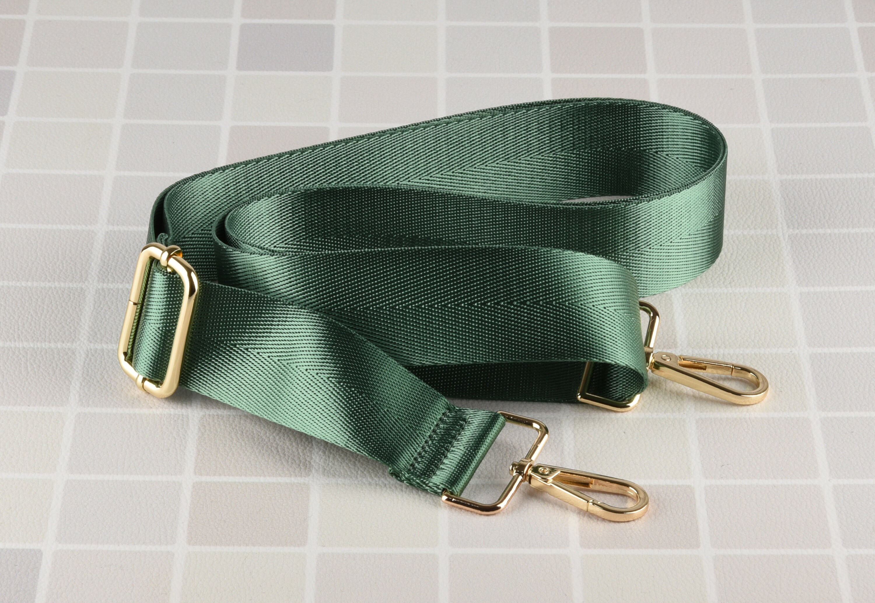 Green Nylon Strap for Bag 1.5 Inch Wide Cross Body Strap Etsy UK