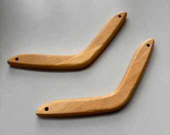 V Wood Handles - Handbag Handles - one pair