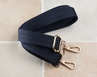 Navy Nylon Strap for Bag 1.18 inch Wide Cross Body Strap