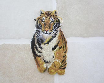 Embroidered Tiger Patch Iron On