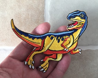Dinosaur Patch - Animal Embroidered Iron On Patches