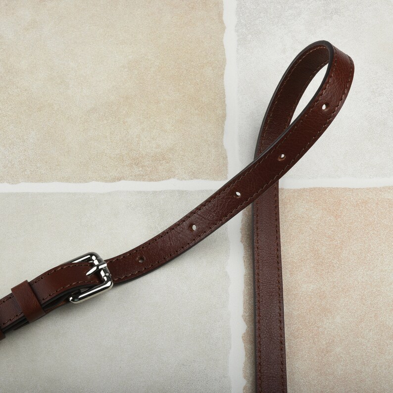 Chestnut Brown Faux Leather Purse Strap 1.5cm Width Etsy
