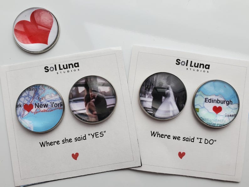 Custom Glass Magnet Anniversary Gift - Custom Glass Magnet ...