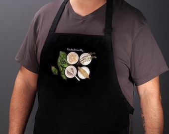 Kitchen aprons for the modern home chef. For men and women. (Ratatouille, France) FREE SHIPPING