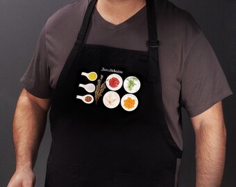 Kitchen aprons for the modern home chef. For men and women. (Bouillabaisse, France) FREE SHIPPING