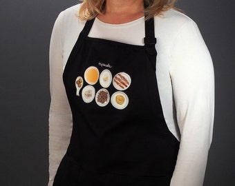 Kitchen aprons for the modern home chef. For men and women (Tapenade, France) FREE SHIPPING