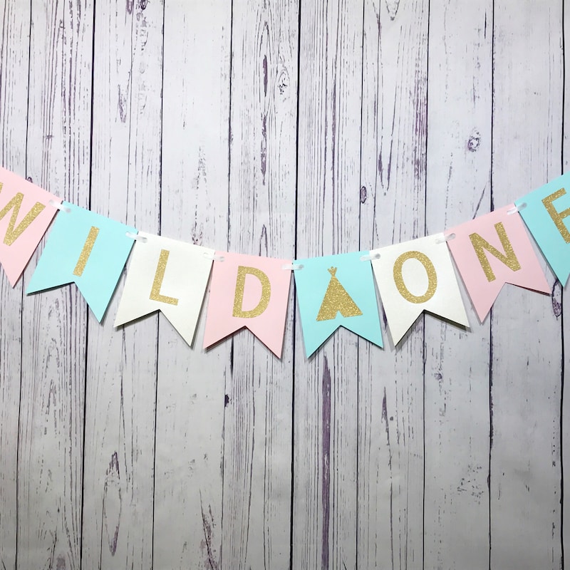 Wild One Banner - Etsy