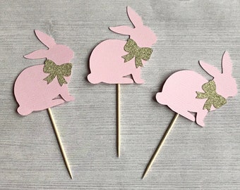 Some Bunny is One Cupcake Toppers, Bunny Cupcake Toppers, Baby Shower Cupcakes, Bunny Baby Shower, Some Bunny Birthday, Bunny 1st Birthday