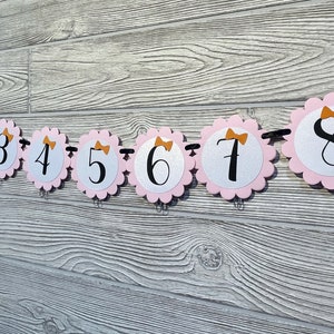 Pink Halloween Photo Banner, Spooky One Month Banner, Our Little Boo Is Turning One, Halloween 1st Birthday Girl, Halloween Milestone Banner image 4