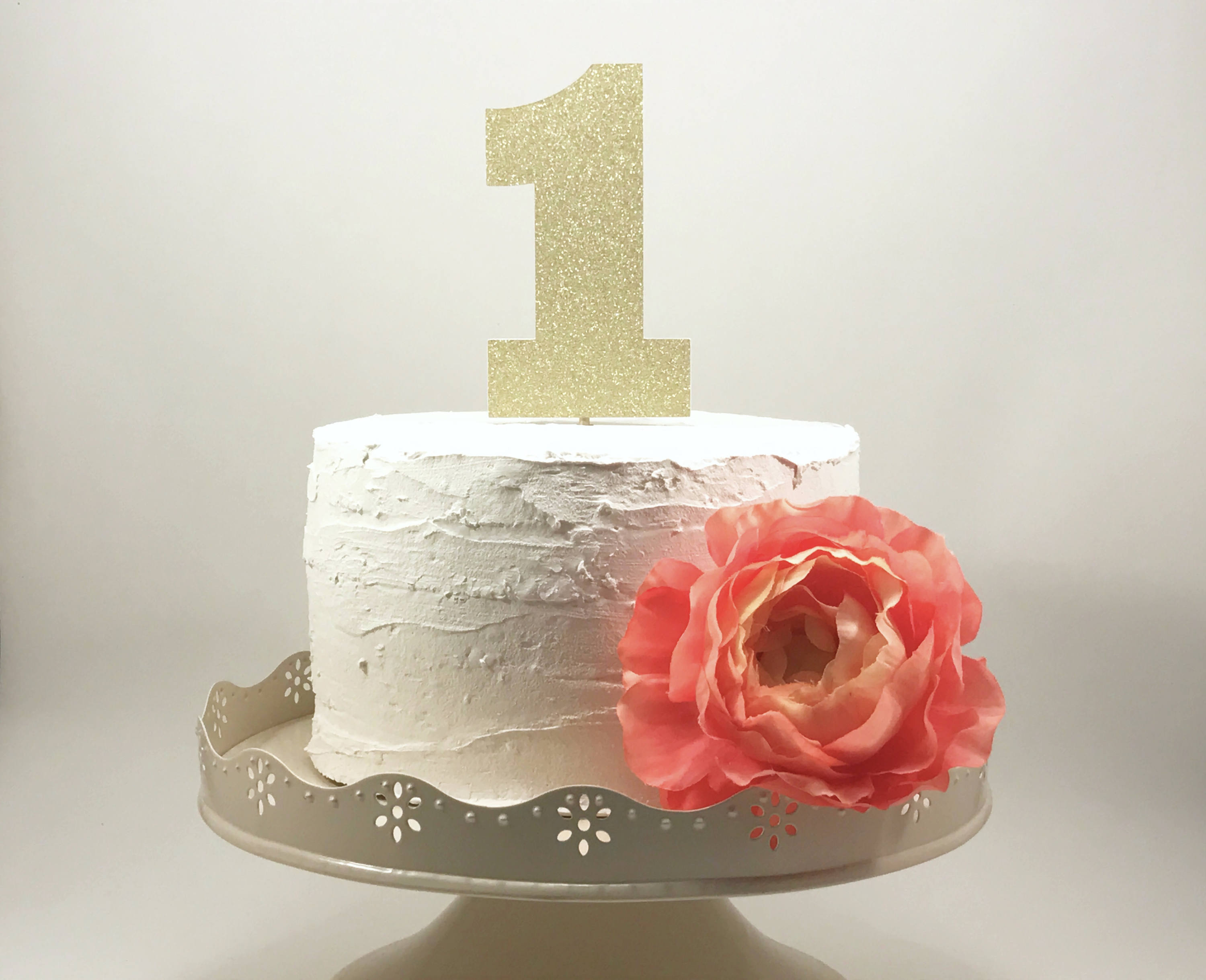 Number 1 Cake Topper First Birthday Cake 1 Cake Topper - Etsy