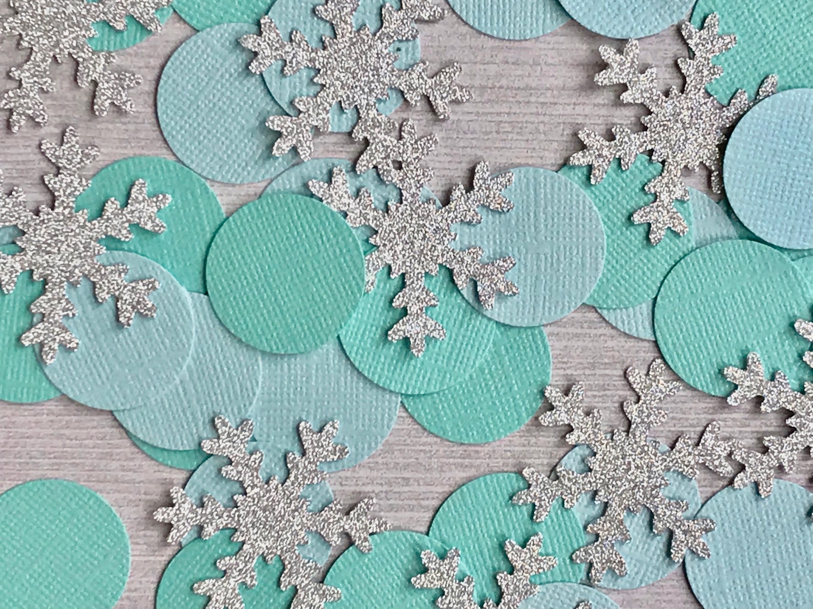 50 Snowflake Confetti Winter Onederland Party Baby Its Cold Etsy