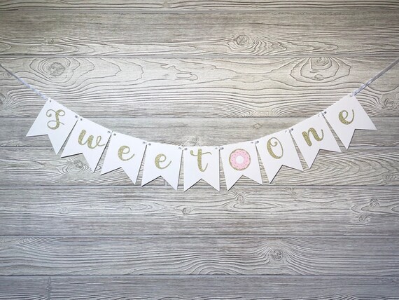Sweet One First Birthday Banner, Sweet One Donut Party, Girl 1st Birthday, Donut Theme Birthday, Donut Photo Prop, Donut Birthday Party Il_570xn