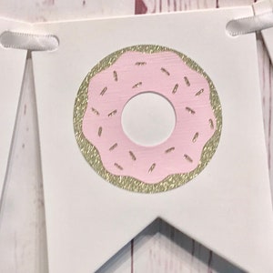Sprinkled With Love Banner, Baby Sprinkle Banner, Donut Grow Up Party, Donut Baby Shower Banner, Gender Neutral Baby Shower, Donut Party image 4
