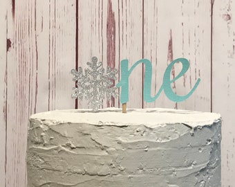 One Snowflake Cake Topper, Winter Onederland Cake Topper, First Birthday Cake Smash, Winter Wonderland Cake Decorations, Little Snowflake