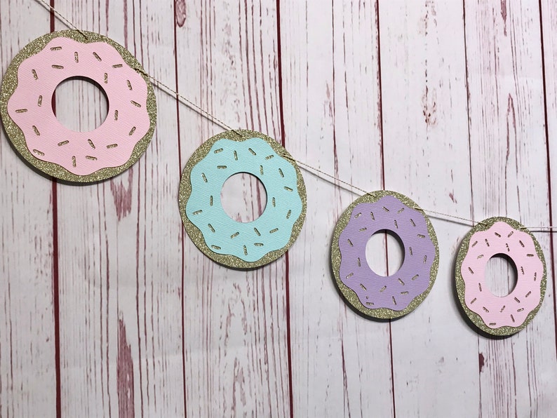 Sprinkled With Love Baby Shower Party Pack, Baby Sprinkle Decorations, Donut Party Supplies, Baby Shower Package, Donut Themed Baby Shower image 3