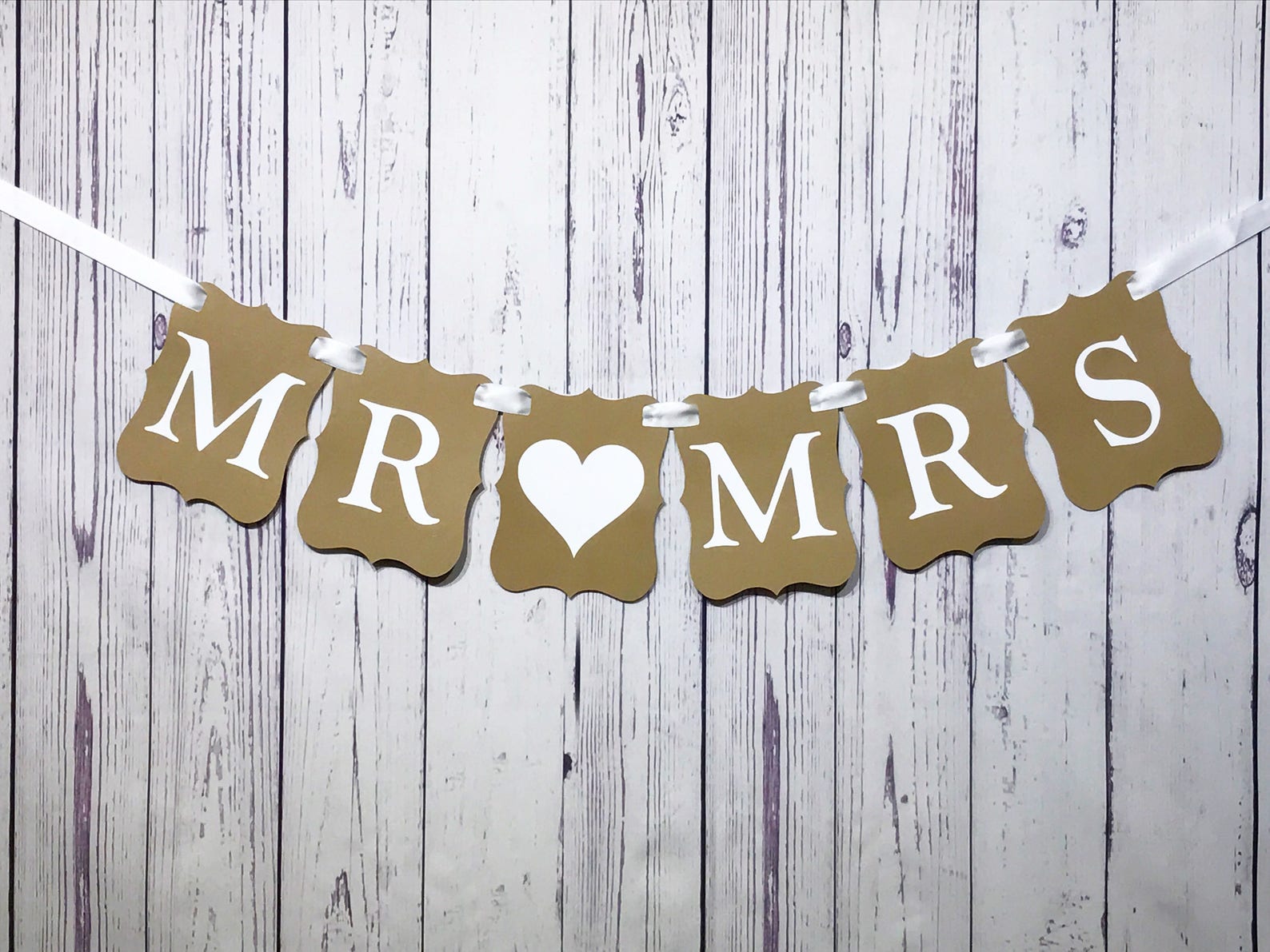 MR &amp; MRS Banner Mr and Mrs Sign Bridal Shower Decor - Etsy Canada