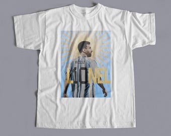Lionel Messi T-shirt - Football Designs - Soccer Designs - Soccer T-shirts