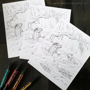Kelpie Waters Printable Coloring Page