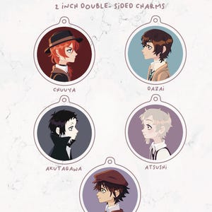 BSD Anime Manga Schlüsselanhänger