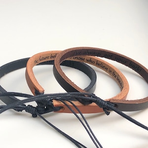 Personalized Leather Bracelets Custom Leather Bracelets Engraved Leather Bracelets Unisex Gifts Couple Bracelets Personalized Leather Gifts