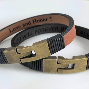 FREE SHIPPING-Bracelet For Men,Custom Men Jewelry,Personalize Leather Bracelet,Unisex Custom Bracelet,Leather Band Engraved,Custom Men Cuff