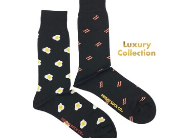 Brunch Socks Breakfast Socks Wedding Socks Bacon /& Eggs Socks Groom Socks Gift for Him Socks Food Socks Father/'s Day Socks