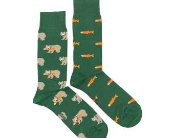 Cotton Crew Socks For Men Women Casual Socks With Geometric Magpie Minimal Print