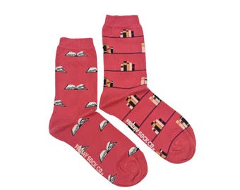 Women's Library Socks | Purposely Mismatched | Great Gift