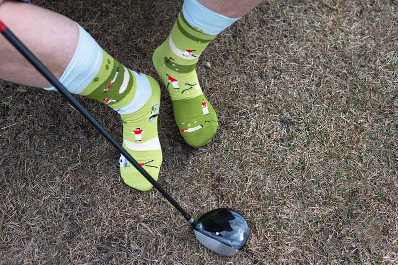 Herrstrumpor | Golf Scene | Friday Sock Co Omaka Strumpor | Golfare | Golf | Golfbana | Golftema Presenter | Golfstrumpor bild 5
