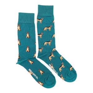 Men’s Socks | German Shepherd | Friday Sock Co Mismatched Socks | Dog Socks | Dog Lover | Animals