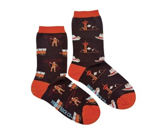 Women's Retro Rodeo Socks | Purposely Mismatched | Great Gift
