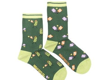 Women's Pickleball Socks | Purposely Mismatched | Great Gift