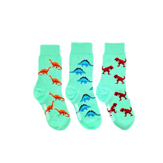 Kid's Socks Dinosaurs Mismatched Socks Fun Socks | Etsy