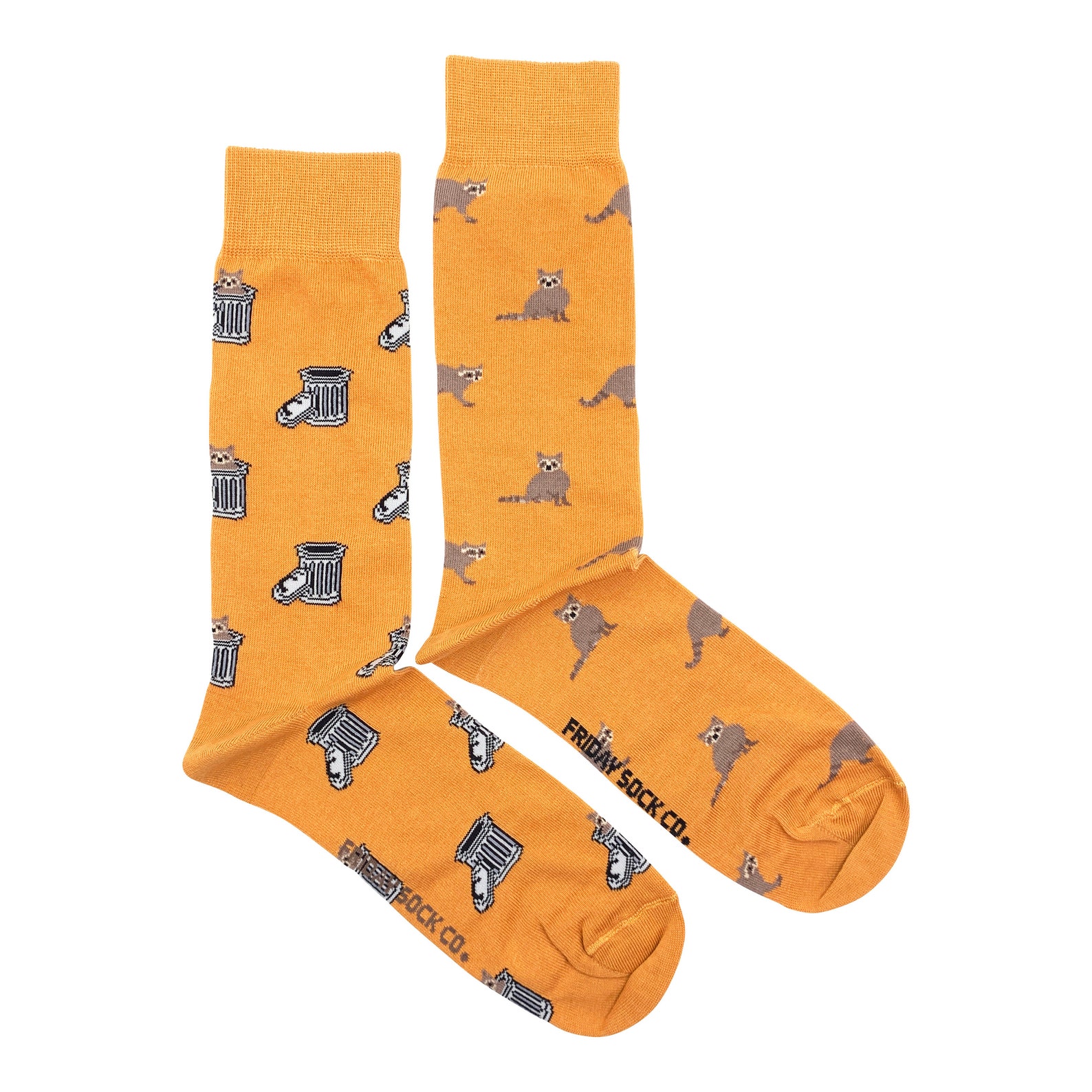Mens Socks Raccoons Trash Can Socks Friday Sock Co. Etsy Canada