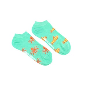 personalized fashion socks Underwater,Monochrome Ocean Theme,socks women