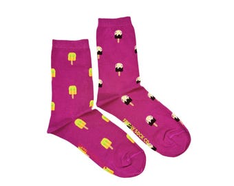 Women's Ice Pop Socks | Purposely Mismatched | Great Gift