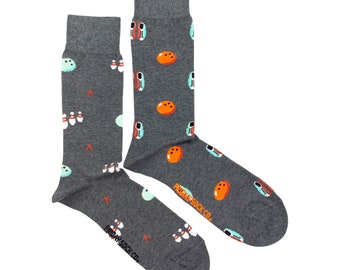 Men's Socks | Bowling | Friday Sock Co. Mismatched Socks | Groom Socks | Fun Socks | Sports Socks | Gift Ideas | Funky Socks | Cool Socks