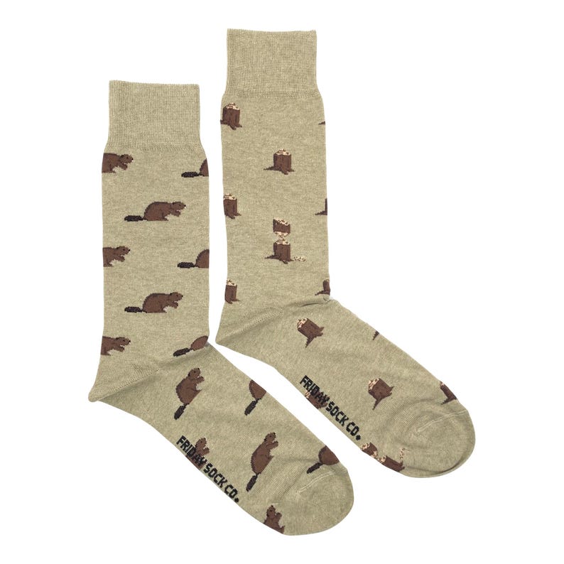 Men's Socks | Beaver & Log | Friday Sock Co. Mismatched Socks | Dam Socks | Canadian Socks | Canada Day Socks | Animal Socks | Forest Socks