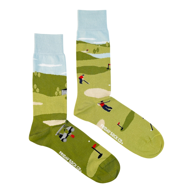 Herrstrumpor | Golf Scene | Friday Sock Co Omaka Strumpor | Golfare | Golf | Golfbana | Golftema Presenter | Golfstrumpor bild 2