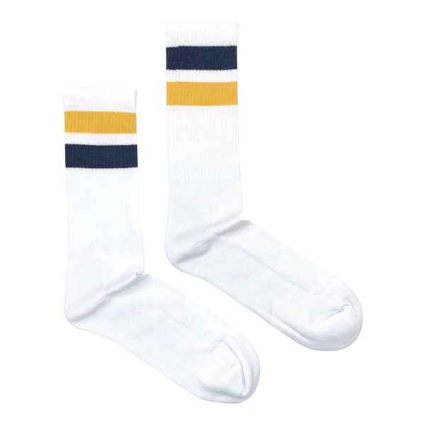 Men's Athletic Socks | Breakthrough | Friday Sock Co Mismatched Socks | Sport Crew Socks | Striped Sock | Tube Socks | Athletic Striped Sock