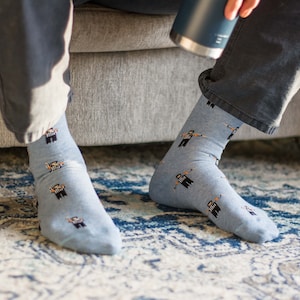 Men&#39;s Referee Socks | Friday Sock Co. | Mismatched Socks | Hockey Socks | Gift for Hockey Fan | Sports Lover | NHL Lover