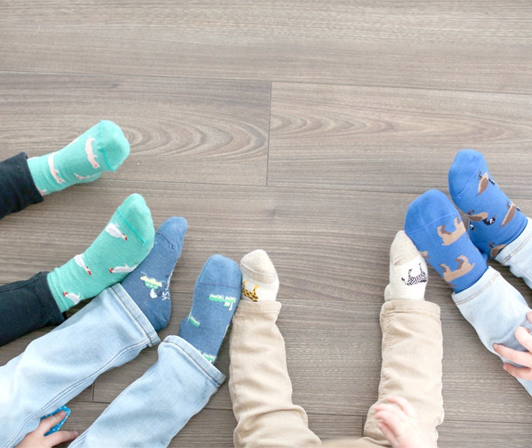 Kid's Socks Planes Trains & Boats Friday Sock Co Etsy