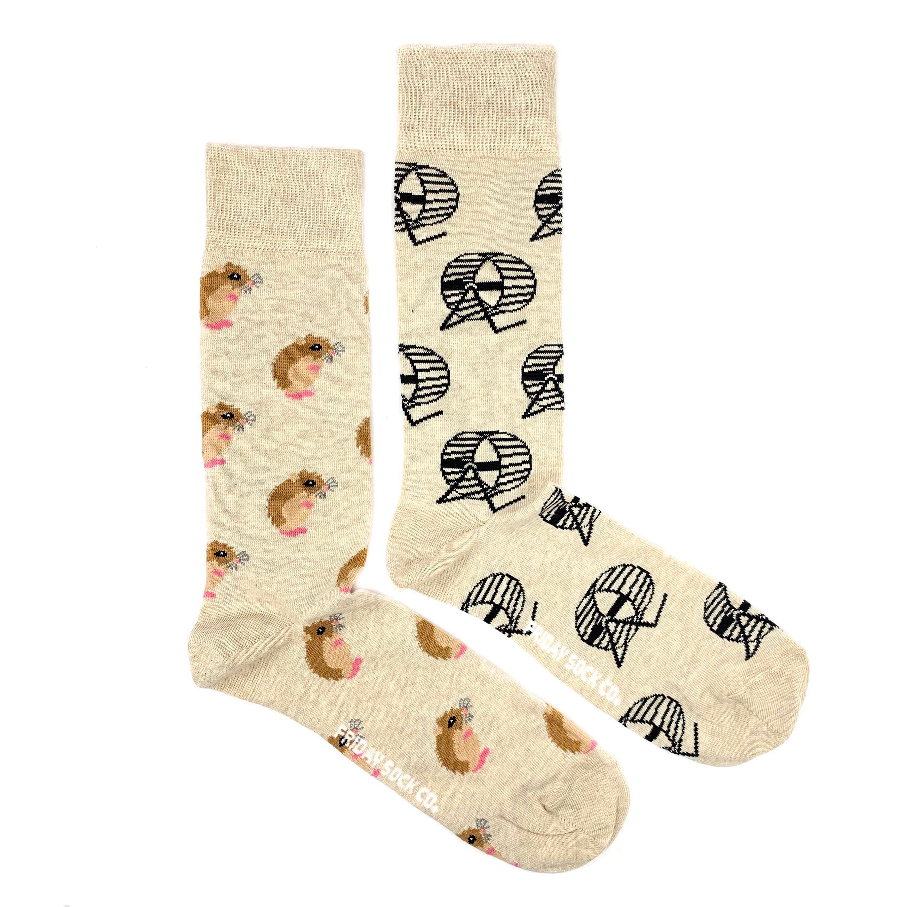  ADSFGHRE Cute animal Hamster Full print Socks Funny