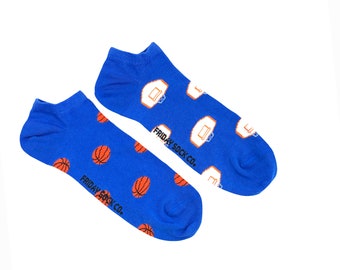 Men's Ankle Socks | Basketball | Friday Sock Co. Mismatched Socks | Sports Socks | Basketball Lover | Basketball Gift | NBA Socks | Groom