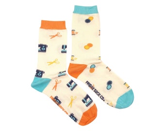 Women's Socks | Sewing Machine | Friday Sock Co Mismatched Socks | Arts and Crafts | Gifts for Her