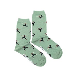 Women&#39;s Socks | Yoga | Friday Sock Co Mismatched Socks | Downward Dog | Yoga Socks | Warrior Pose | Namaste | Yoga Gifts | Yoga Flow | Gift