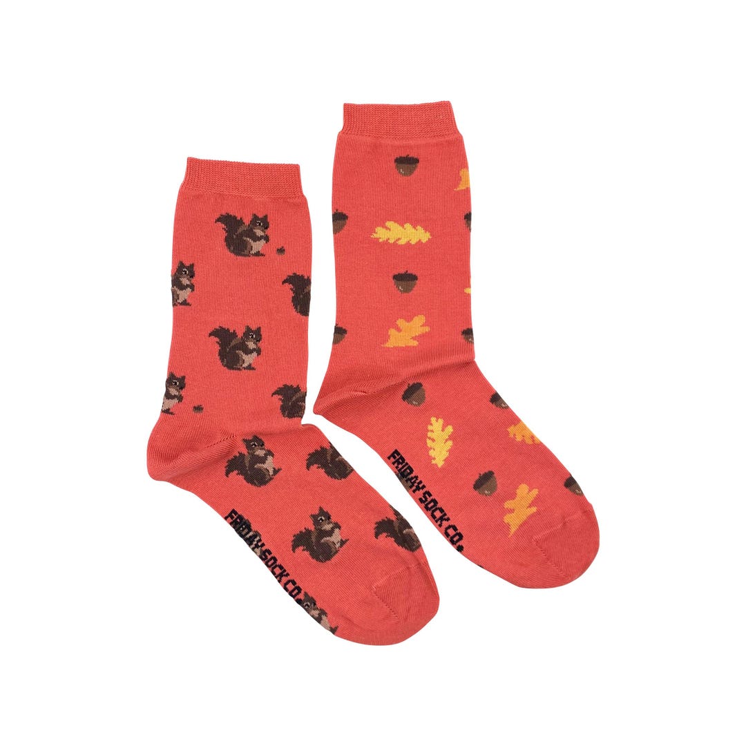 Women’s Socks | Squirrel & Acorn | Friday Sock Co Mismatched Socks ...